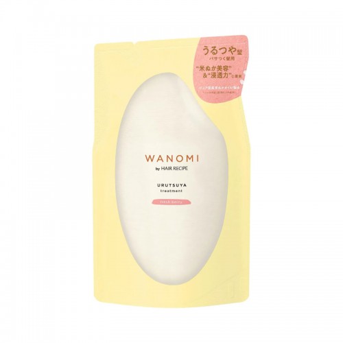 P&G Hair Recipe WANOMI URUTSUYA 清新果香米糠保濕亮澤護髮精華素 補充裝 300g (乾燥髮質)  163-1259